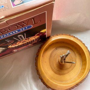 Nutbowl Set rustic  natural wood